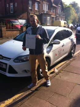 Congratulations to Ben who passed his test on 20/10/15....