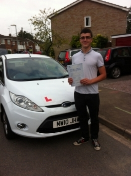 Congratulations to Sam from March who passed his test on 13th September....
